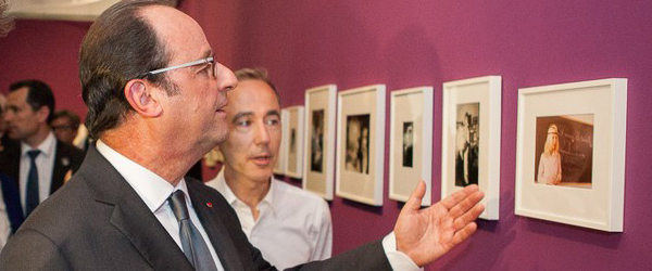 Visite de François Hollande à Arles été 2016 - Marie-Pierre Pruvot (Bambi)